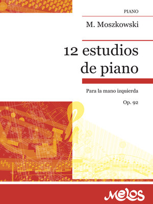 cover image of 12 estudios de piano